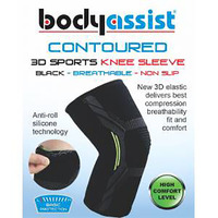 BodyAssist Contoured 3D Sports Knee Sleeve