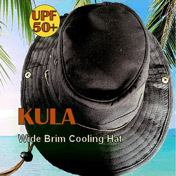 Kula Wide Brim Cooling Hat (UPF 50+) - 4 Sizes - Silver Eagle