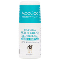 MooGoo Fresh Cream Deodorant - Lemon Myrtle (60mL)