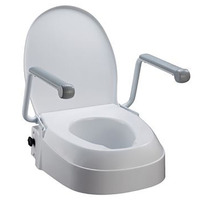 Toilet Seat Raiser with Swing Back Arms (100kg)