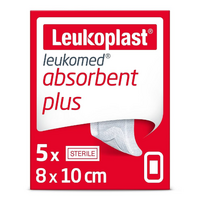 Leukoplast Absorbent Plus (8cm x 10cm l 5PK)