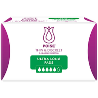 Poise® Thin & Discreet Ultra Long Pads (8PK)