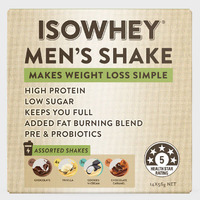 ISOWHEY Men's Shake 14 Sachets - Assorted