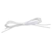 Tylastic shoelaces White (26"x1/8"l 4PK)