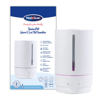 Medescan Rainbow Mist Cool & Warm Ultrasonic Humidifier