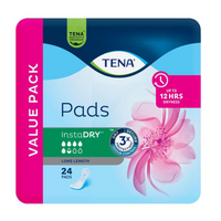 Tena Pads InstaDRY™ Long Length (24PK)
