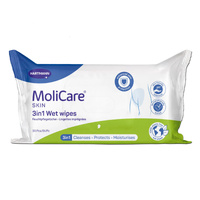 Molicare Skin 3in1 Wet wipes (30PK)
