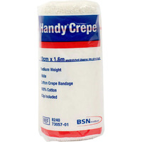Handy White Crepe Bandage (10cmx1.6m)