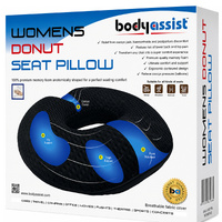 Body Assist Women's Donut Seat Pillow