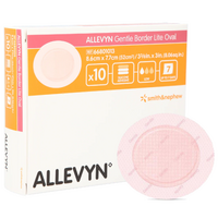 ALLEVYN Gentle Border Lite Oval (Single l 8.6cm x 7.7cm)