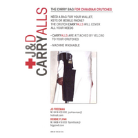 Canadian Crutches Carry Bag