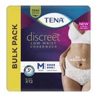Tena Pants Women Discreet Low Waist White (8PK | M&L)