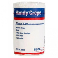 Handy White Crepe Bandage (7.5cmx1.6m)