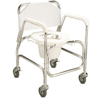 CareQuip Mobile Shower Commode Economy (100kg)