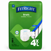 Medline FitRight Culottes Briefs (4XL l 8PK)