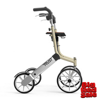 EX-DEMO: TrustCare Let's Go Out Rollator Walker (130kg)