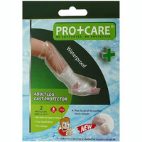 PRO+CARE Waterproof Adult Leg Cast Protector (2pk)