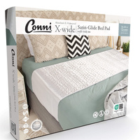 Conni Satin Glide Bed Pad X-Wide (153x85cm) with tuck ins
