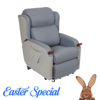 EX-HIRE: Air Comfort Compact Medium Dual Motor Lift Chair (140kg)