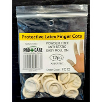 PRO+CARE Protective Latex Finger Cots