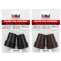 BeMed Walking Stick Tips (18mm l 2PK)