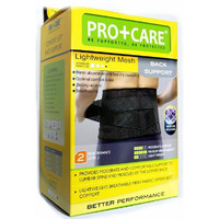 Pro+Care Lightweight Mesh Back Support