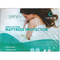 Caretex PU Cotton Waterproof Fitted Mattress Protector