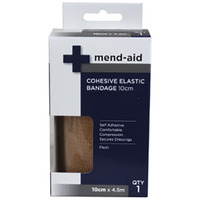 Mend-Aid Cohesive Elastic Bandage (10cmx4.5m)