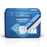 FitRight Extended Wear Underwear - MEDIUM (16PK)