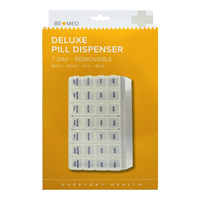 Deluxe Pill Dispenser Weekly - 4 Section