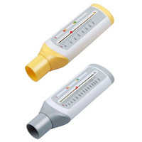 Peak Flow Meter with Color-Coded Indicators - 2 Sizes