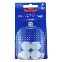 Swim & Surf Silicone Ear Plugs (2 Pairs)