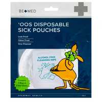 BeMed Vomit Bag with Wipes (3PK)