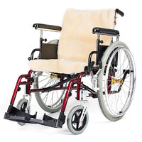 Sheepskin Wheelchair Seat and Back Cover