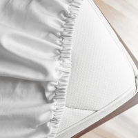 Brolly Waterproof Fitted Sheets (4 Sizes l White)